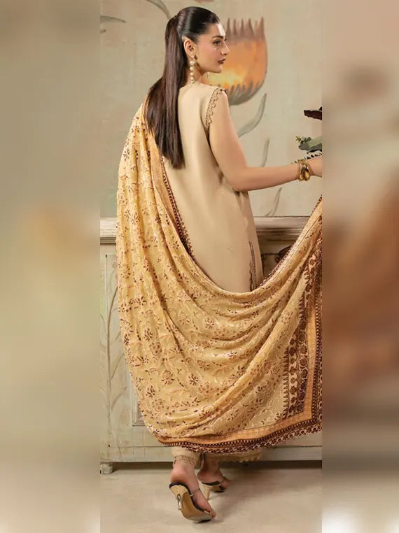 ZOUQ by Hum Dum Embroidered Wool Unstitched Collection'26 (D-02)