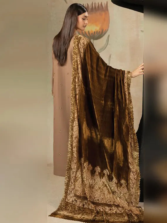 ZOUQ by Hum Dum Embroidered Wool Unstitched Collection'26 (D-06)