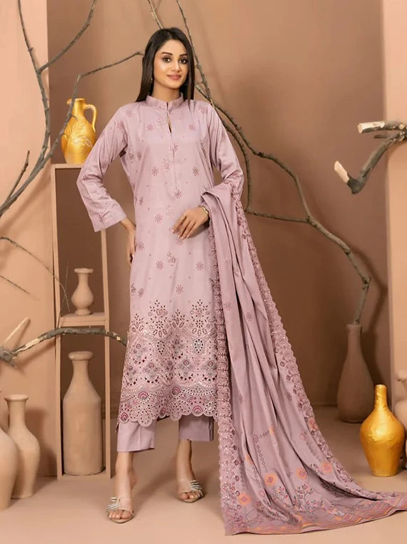 ZOUQ by Tawakkal Fabrics Embroidered Collection 2026 (D-04)