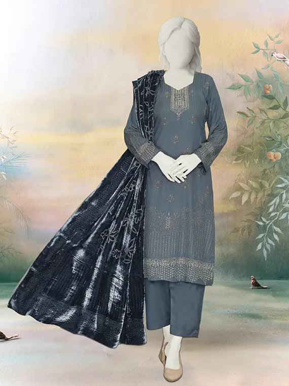 ZOYA by ABC Printed Dhanak Zari Collection 2025 (D-793)