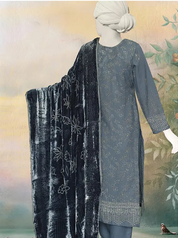 ZOYA by ABC Printed Dhanak Zari Collection 2025 (D-793)