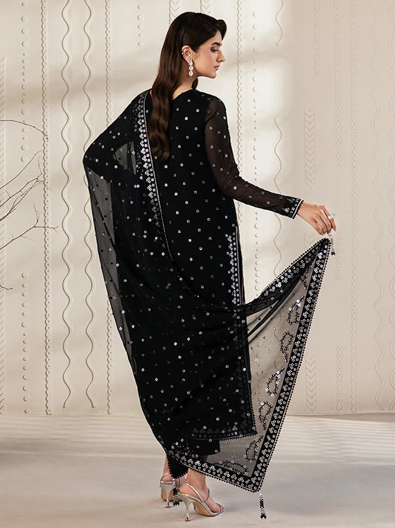 Bayaan by Zarif Embroidered Chiffon Collection 2026 (ZR-BYN-SIYARA-07)