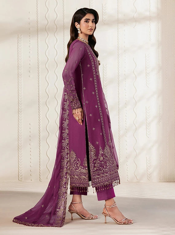 Bayaan by Zarif Embroidered Chiffon Collection 2026 (ZR-BYN-SWABI-08)