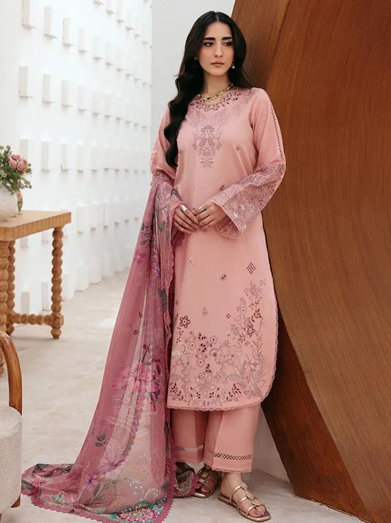 ZYNC By Florent Luxury Lawn Collection 2026 (D-14)