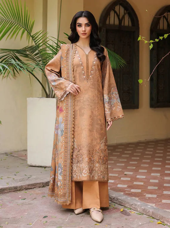 ZYNC Whispers Printed Wool Shawl Collection 2025 By Florent (FWW-1B)