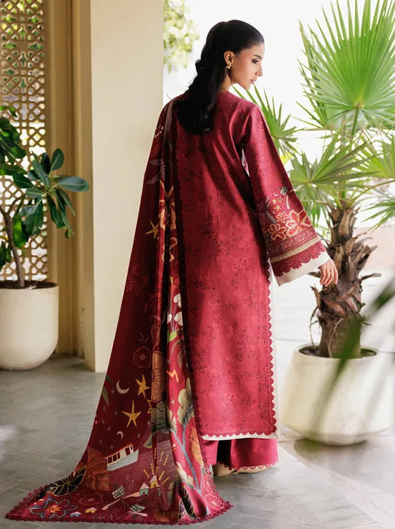 ZYNC Whispers Printed Wool Shawl Collection 2025 By Florent (FWW-6B)