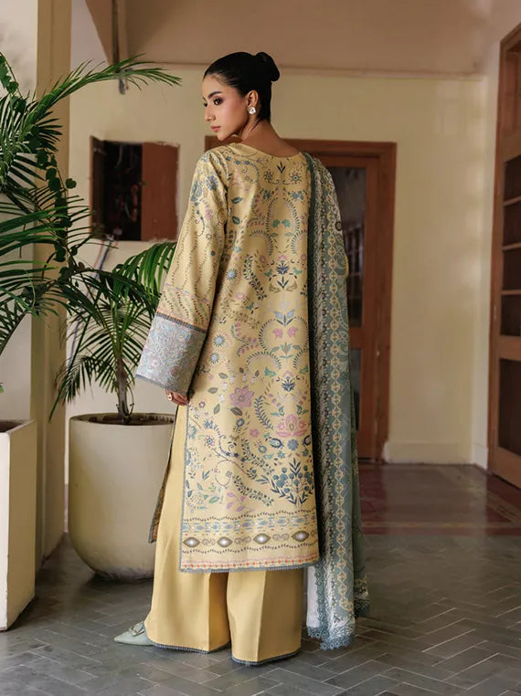 ZYNC Whispers Printed Wool Shawl Collection 2025 By Florent (FWW-8B)