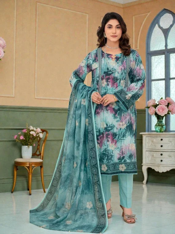 Zara Ansari Fancy Lawn Collection 2026 (D-08)