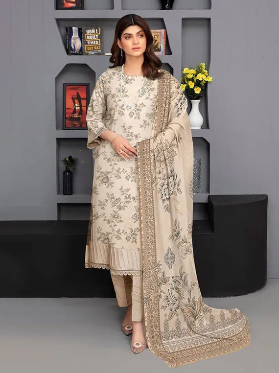 Zareesh Printed Dhanak Collection 2025 Vol-12 (D-08)