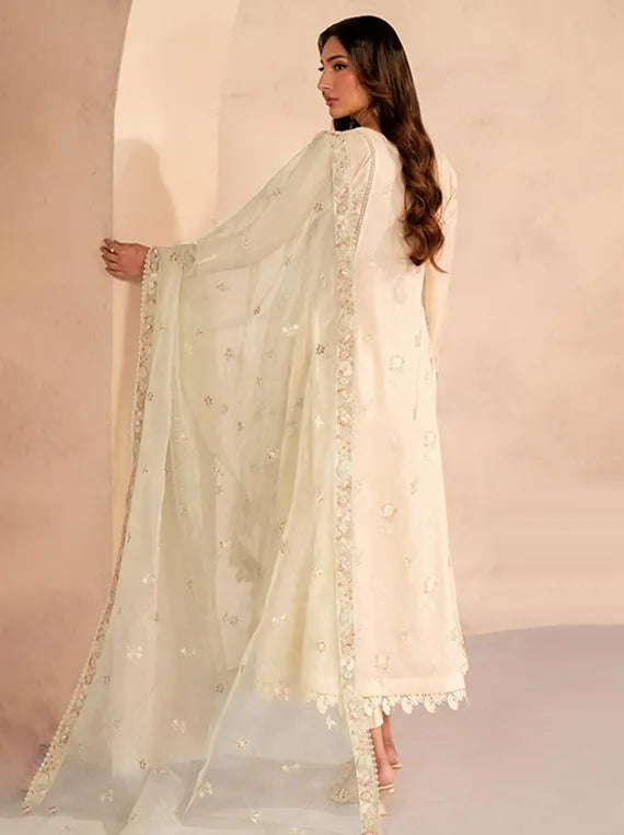 Zarif Luxury Lawn Collection 2025 (01-Daheer)