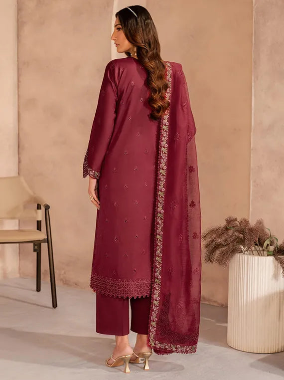 Zarif Luxury Lawn Collection 2025 (02-Sayah)