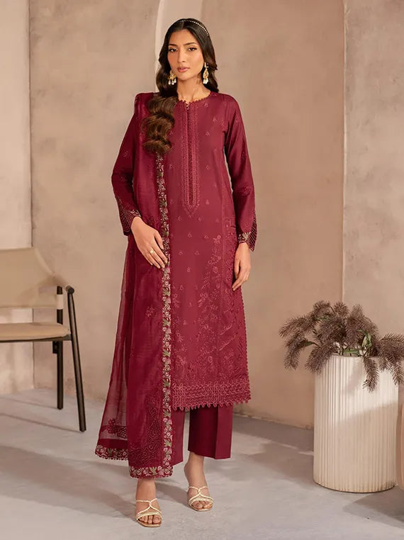 Zarif Luxury Lawn Collection 2025 (02-Sayah)