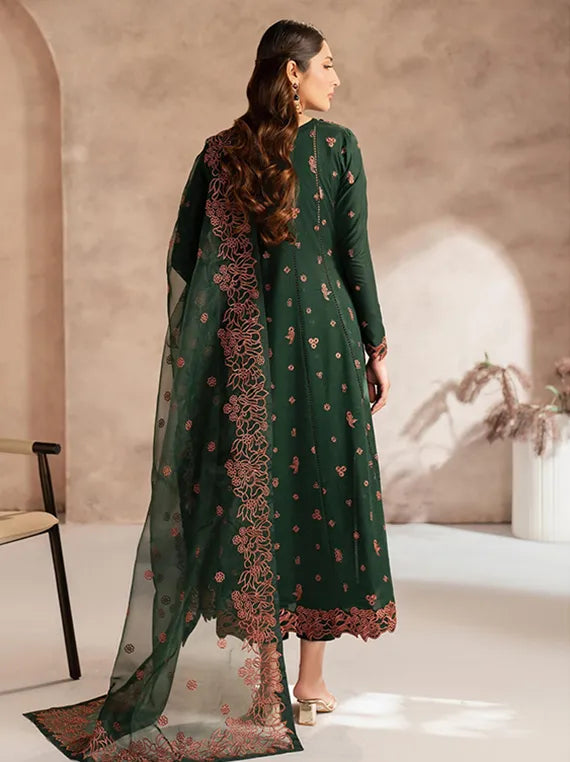 Zarif Luxury Lawn Collection 2025 (04-Siraan)