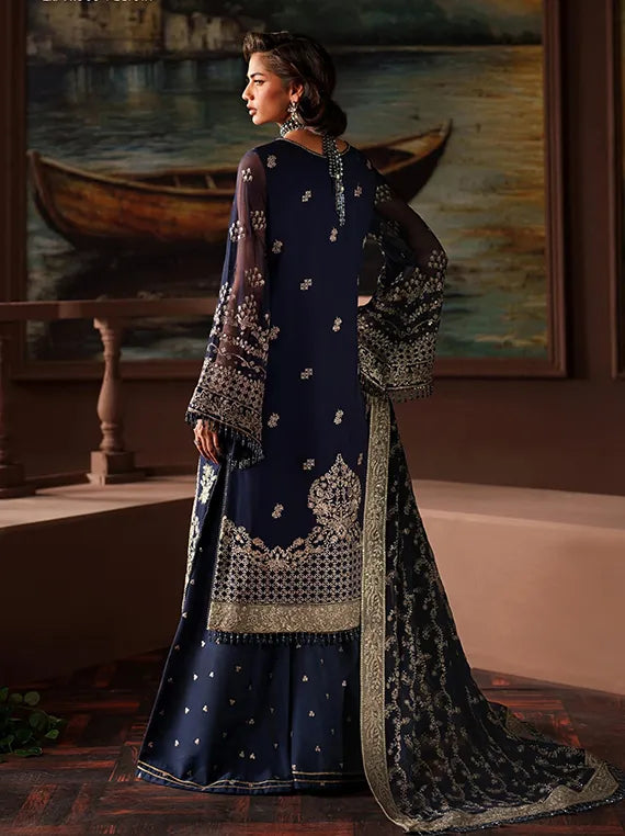 Zarif Premium Chiffon Collection 2025 (ZRF-PRC-06 FELICIA)