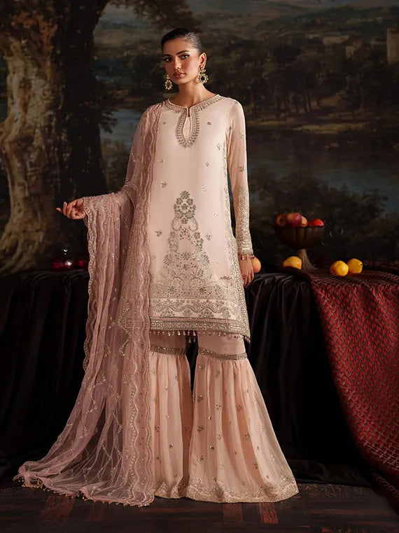Zarif Premium Chiffon Collection 2025 (ZRF-PRC-08 LUCIA)