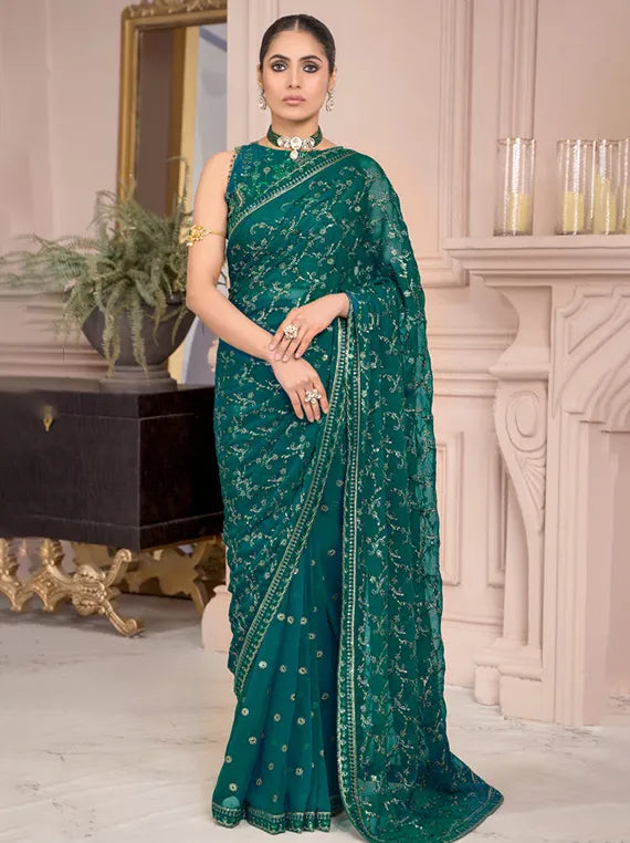 Zarif The Luxe Embroidered Festive Collections (ZA-07-TROPICAL)