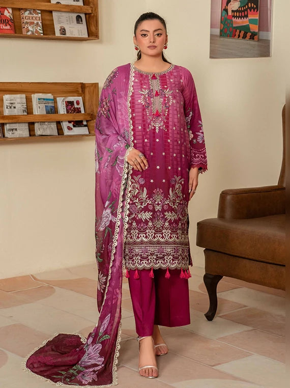 Zeba by Gull-E-Rukh Embroidered Viscose Collection'26 V-719 (D-04)