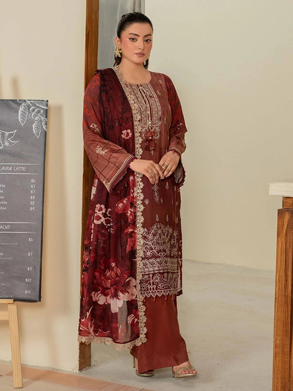 Zeba by Gull-E-Rukh Embroidered Viscose Collection'26 V-719 (D-08)