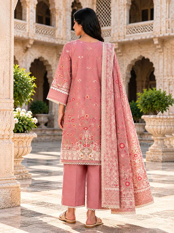 Zellburry Printed Khaddar Unstitched Collection'26 (WUWQ1X30134)