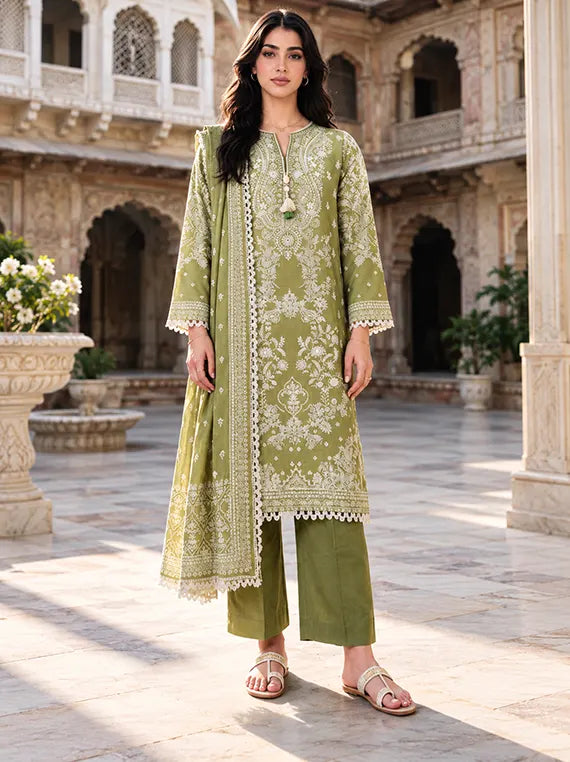 Zellburry Printed Khaddar Unstitched Collection'26 (WUWQIX30121)
