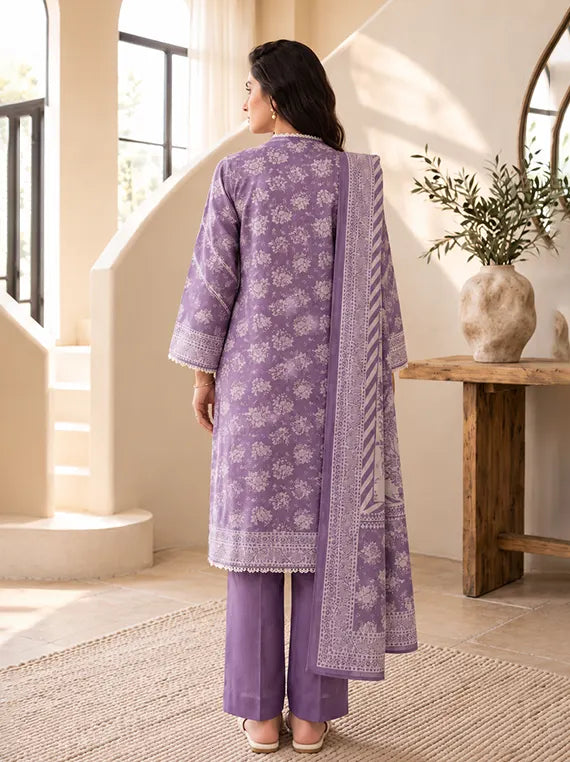 Zellburry Printed Khaddar Unstitched Collection'26 (WUWQIX30283)