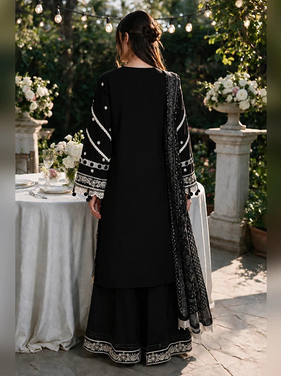 Zellbury Chikankari Cambric Cotton Unstitched Collection 2026 (WUS26E34106)