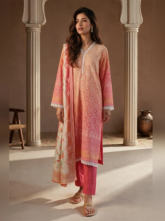 Zellbury Printed Lawn Collection 2026 Vol-08 (WUS26X31148)