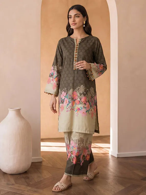 Zellbury Winter Cotton Unstitched Collection'26 (WUCQIX20008)