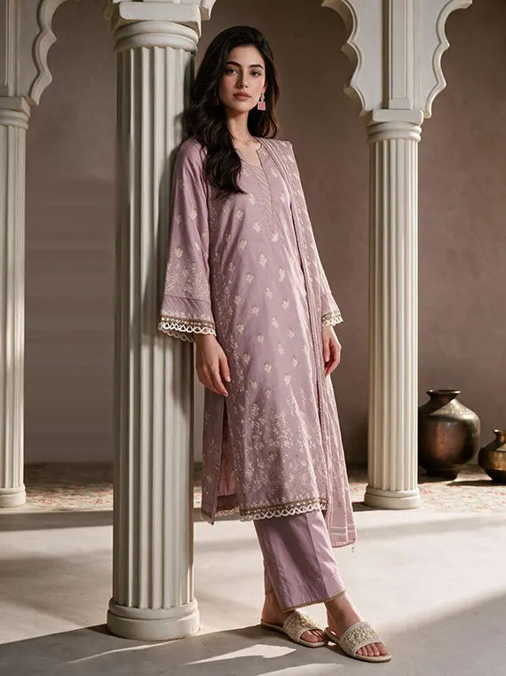 Zellbury Winter Cotton Unstitched Collection'26 (WUCQIX30050)