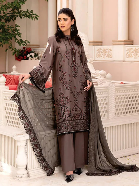 Zimal by Wania Embroidered Lawn Collection 2025 Vol-04