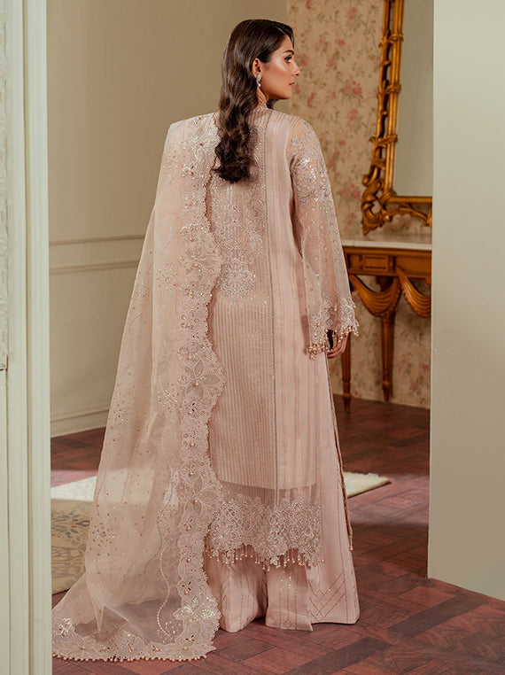 Baroque Festive Embroidered Unstitched Collection'26 (CH13-04)