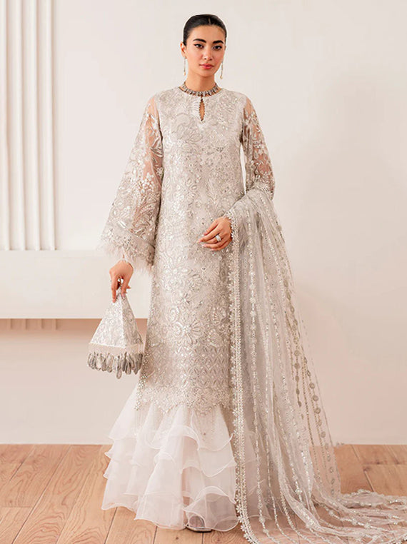 Baroque Festive Embroidered Unstitched Collection'26 (UF-703)