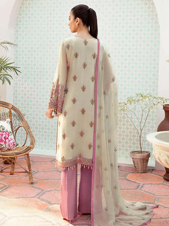 Flossie Festive Embroidered Unstitched Collection'26 (10-CORNHUSK)